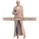 New Arrival  Modest Women Winter Thick Stretchy Pearl Knitted Sweater Casual Long Cardigan