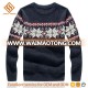 men pullover long sleeve knit sweater round neck winter fashion casual snow pattern